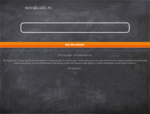Tablet Screenshot of novakcafe.rs